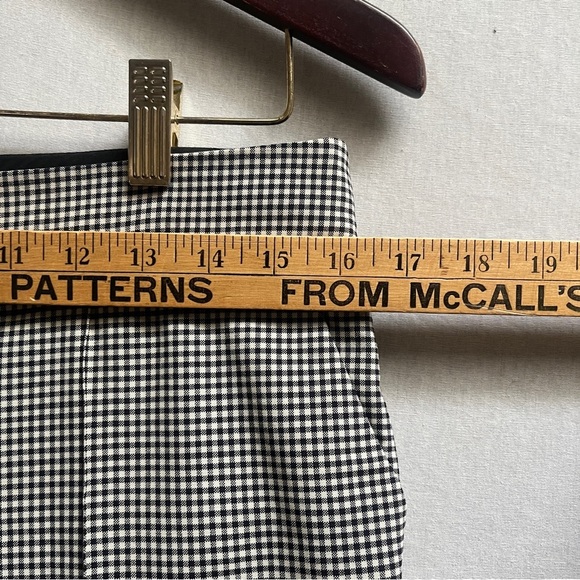 Dorothee Schumacher Virgin Wool Trousers Black White Check Size 32 - Picture 11 of 11